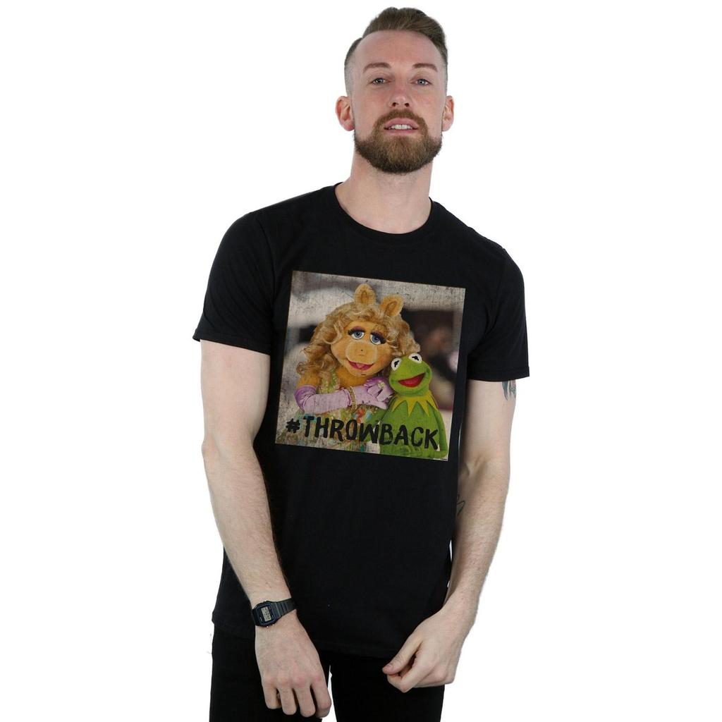 Disney Mens The Muppets Throwback Photo T-Shirt