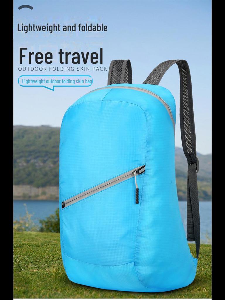 Waterproof Outdoor Travel Backpack - Foldable Storage Bag for Men and Women