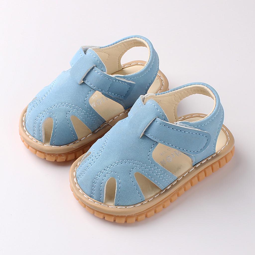 Newborn Baby Girls Boys Roman Shoes Sandals First Walkers Soft Sole Shoes