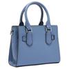 Michael Kors MK Hamilton Металлический Логотип Кожа и Искусственная Кожа Мини Сумка-Тоут Наплечная Сумка Через Плечо Женские сумки Джинсово-Синий 35H3SHMC0L-DENIM