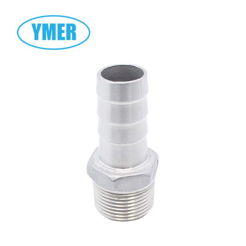 YMER Stainless Steel Male Thread to Barb Hose Adapter