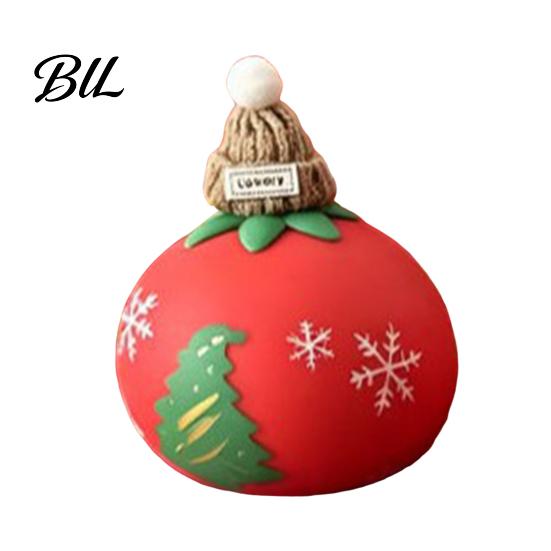 Cute Santa Claus Doll Figures Christmas Tomato Bear Squeeze Toy for Stress Relief, TPR Decompression Figure with Festive Decoration Holiday