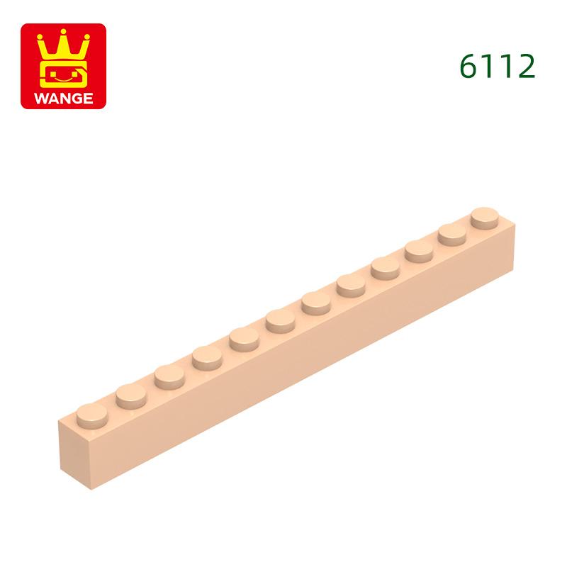 Нетоксичный 22 шт./лот 6112 1x12 Высокий 12-отверстий Строительный блок Moc Цветные Аксессуары Совместимые с Кирпичом Diy Детская игрушка Сборка Подарок