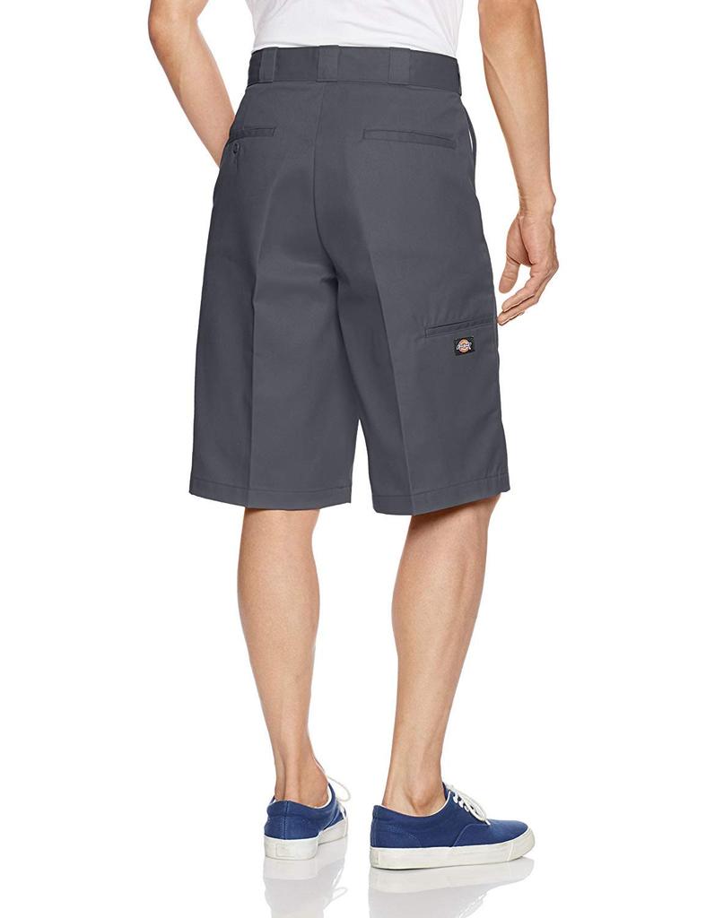 Мужские шорты Dickies 42283 Однотонные рабочие шорты 13 дюймов с карманами Угольный Цвет Многоцелевые