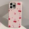 Милый бант с вишней Защитный чехол для телефона Для iPhone 17 Air 16 16e 15 13 12 11 Pro Max Pro Plus Противоударный Тонкий Флип-чехол Funda