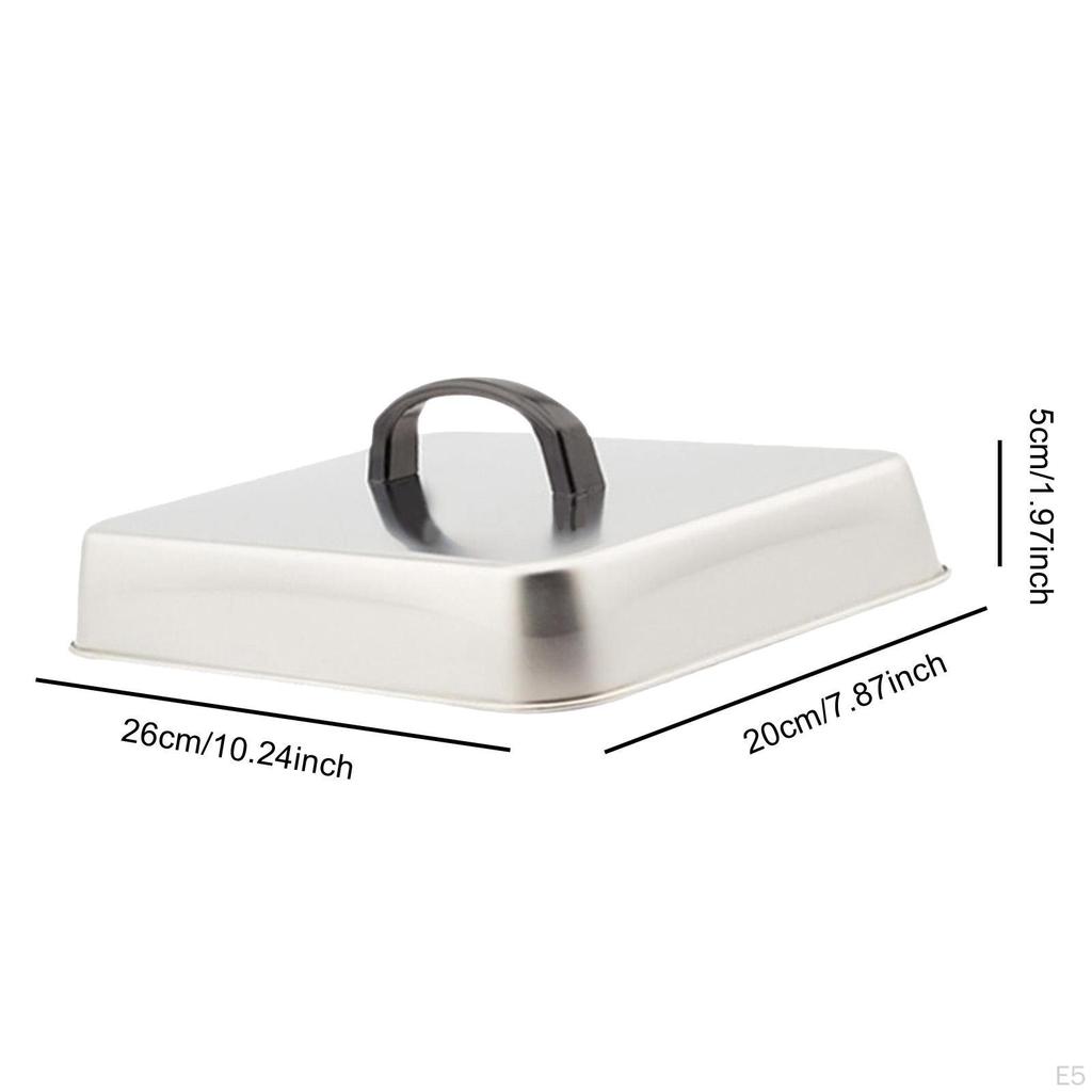 Чехол для гриля из нержавеющей стали 304 для приготовления пищи, идеально подходит для стейков, бургеров и барбекю.