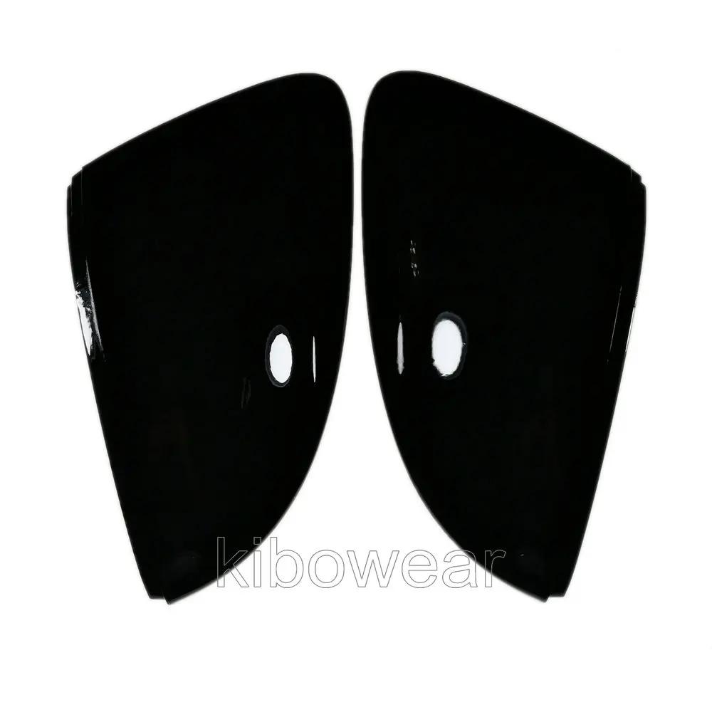 1pc Black Side Wing Mirror Caps Cover for VW Nivus T-cross T-roc Troc Replace for Skoda Octavia III 2014