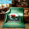 Custom Name Blackburn Rovers Fc Crest Blanket Bedding Blanket for Women Men, Soft Throw Blankets for Couch,Bed, picnic, Christmas gifts