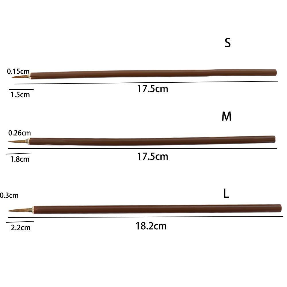 Metal Weasel Hair Stationery Art Calligraphy Brush Brush Pen Hook Line Pen Paint Brush