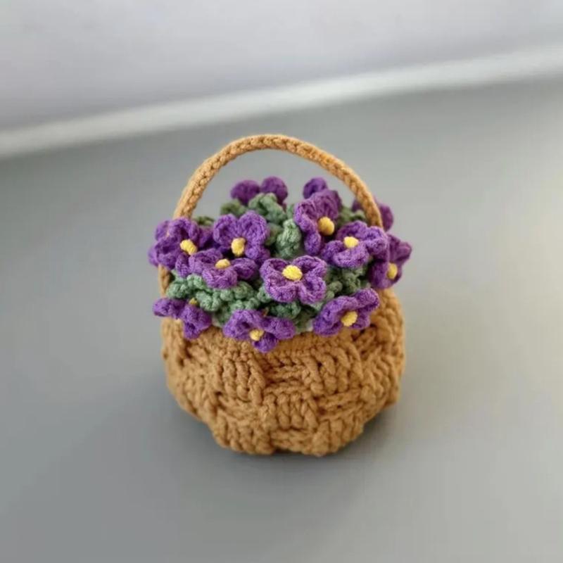 Вязаная подставка под чашку «Ландыш», вязаная подставка под цветок, вязаная салфетка под букет, подставка под чашку, коврик под кофейную кружку, подарок на День матери