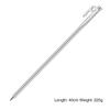 4 Packs Of Stainless Steel 420 Outdoor Tomb Tent Ground Nails Camping Ground Nails Anti Falling Tent Nails