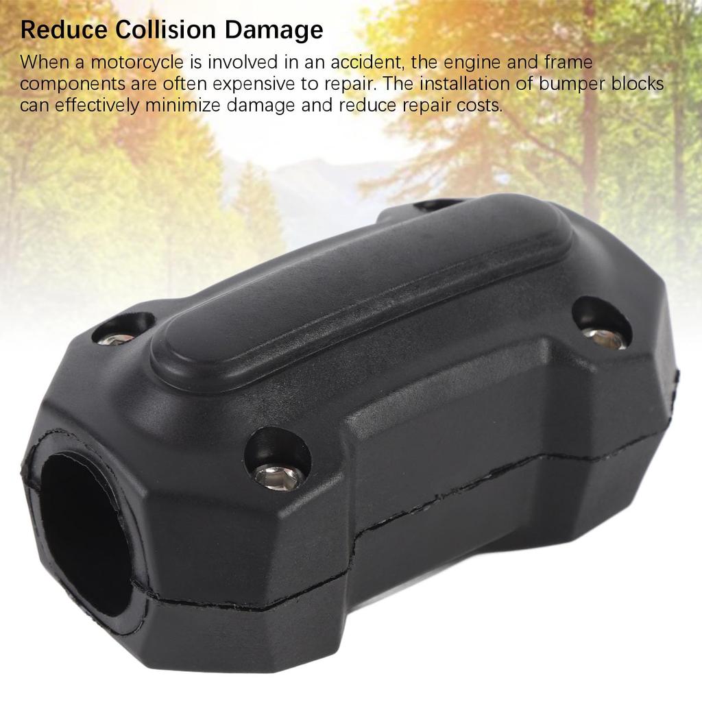 Motorcycle Bumper Block Universal Anti-Motorcycle Engine Bumper Block Protector Collision Engine Guard Protection Block 22 25 28mm Engine Guard