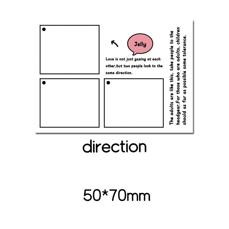 100 Sheets/pc Cartoon Memo Pad Sticky Note To Do List Check List Planner Notepad for Staff Students Stationery Journaling