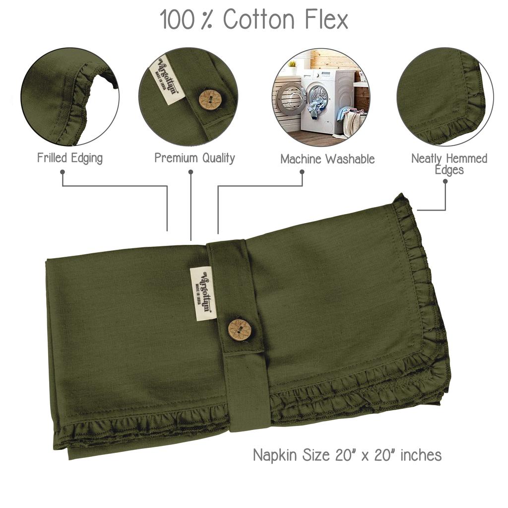 Vargottam Черный домашний декор вечеринки обеденный стол льняные многоразовые салфетки набор-упаковка из