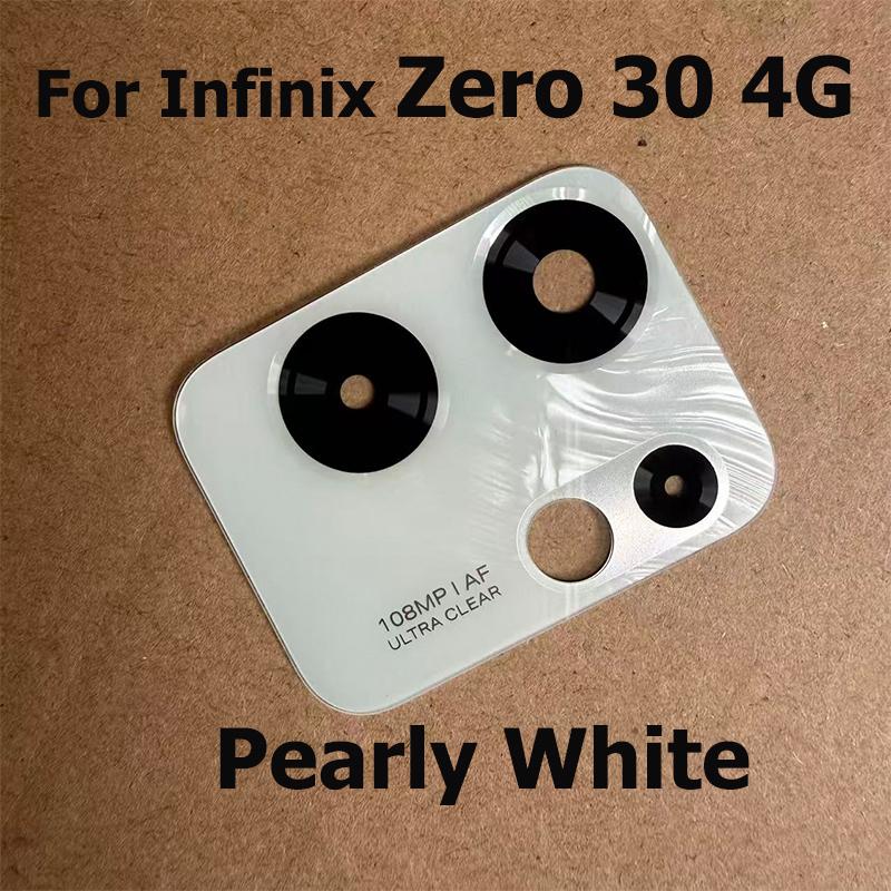 Для Infinix Zero 30 4G Задняя крышка с объективом и стеклом, с клейкой наклейкой, Замена X6831B