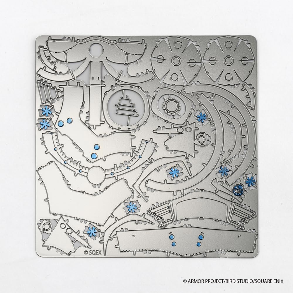 Tenyo Dragon Quest Metallic Nano Puzzle Stray Metal Armor Stray Metal Helmet &