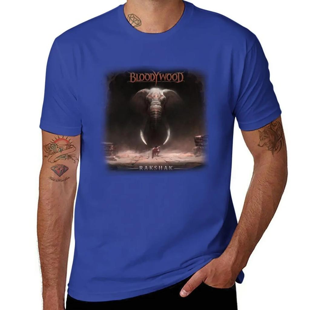 New best new art of bloodywood band T-Shirt boys t shirts plus size tops mens workout shirts