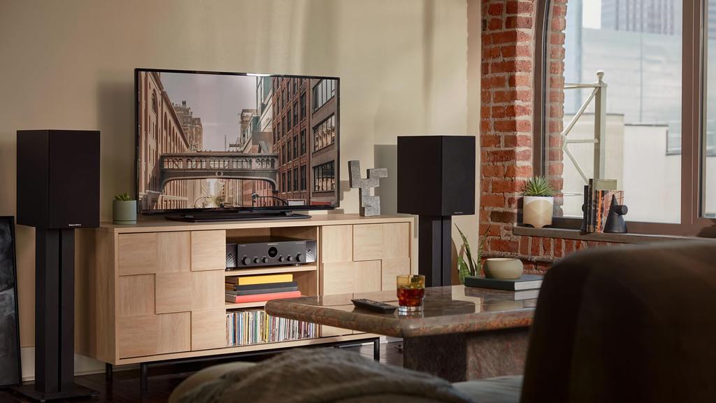 Marantz Network Stereo Amplifier with HDMI Selector Black Receiver, Hi-Fi STEREO70s/FB