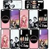 Чехол для iPhone 15 14 Xiaomi Redmi Note 13 12 11 Pro Max X 8 7 9 XR Samsung Galaxy S24 S23 A05 OPPO A15 Huawei Rose Jennie Black Pink Lisa Jisoo Case