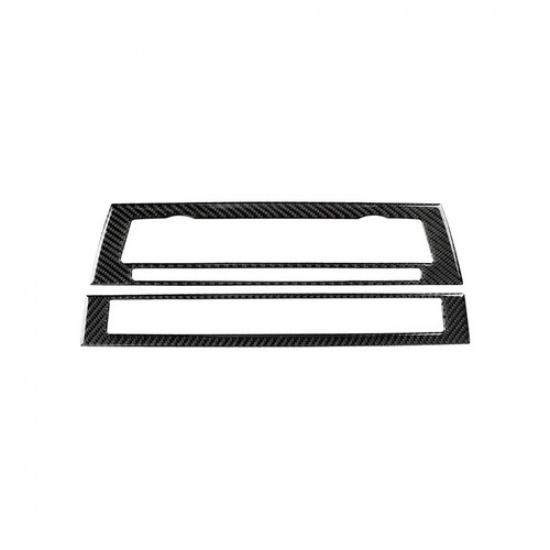Carbon Fiber Interior CD Panel Cover Trim For BMW 5 Series F10 2011-2017