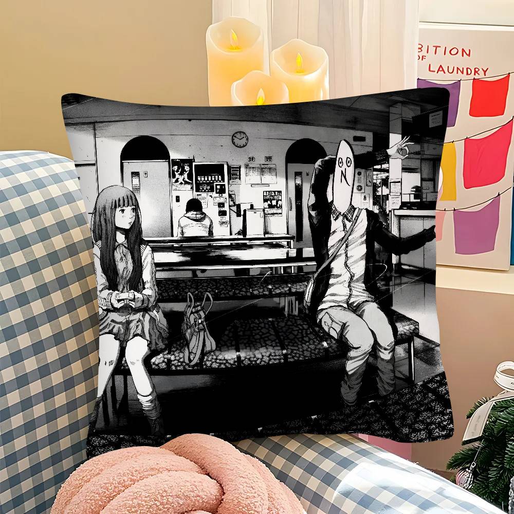 Чехол на подушку GGoodnight Anime PPunpun Модный квадратный чехол на подушку Декор спальни, дивана, комнаты в стиле Ins Отдых