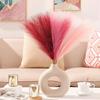 9PC DIY Fluffy Artificial Pampas Grass Bouquet Fake Reed Flower Plant Wedding Living Room Home