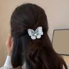 5Pcs Women Hair Clips 3D Mesh Yarn Butterfly Decor Lightweight Fabric Hair Pins Hair