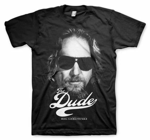T-Shirt Ufficialmente Licenziata The Big Lebowski - The Dude II Taglie S-XXL