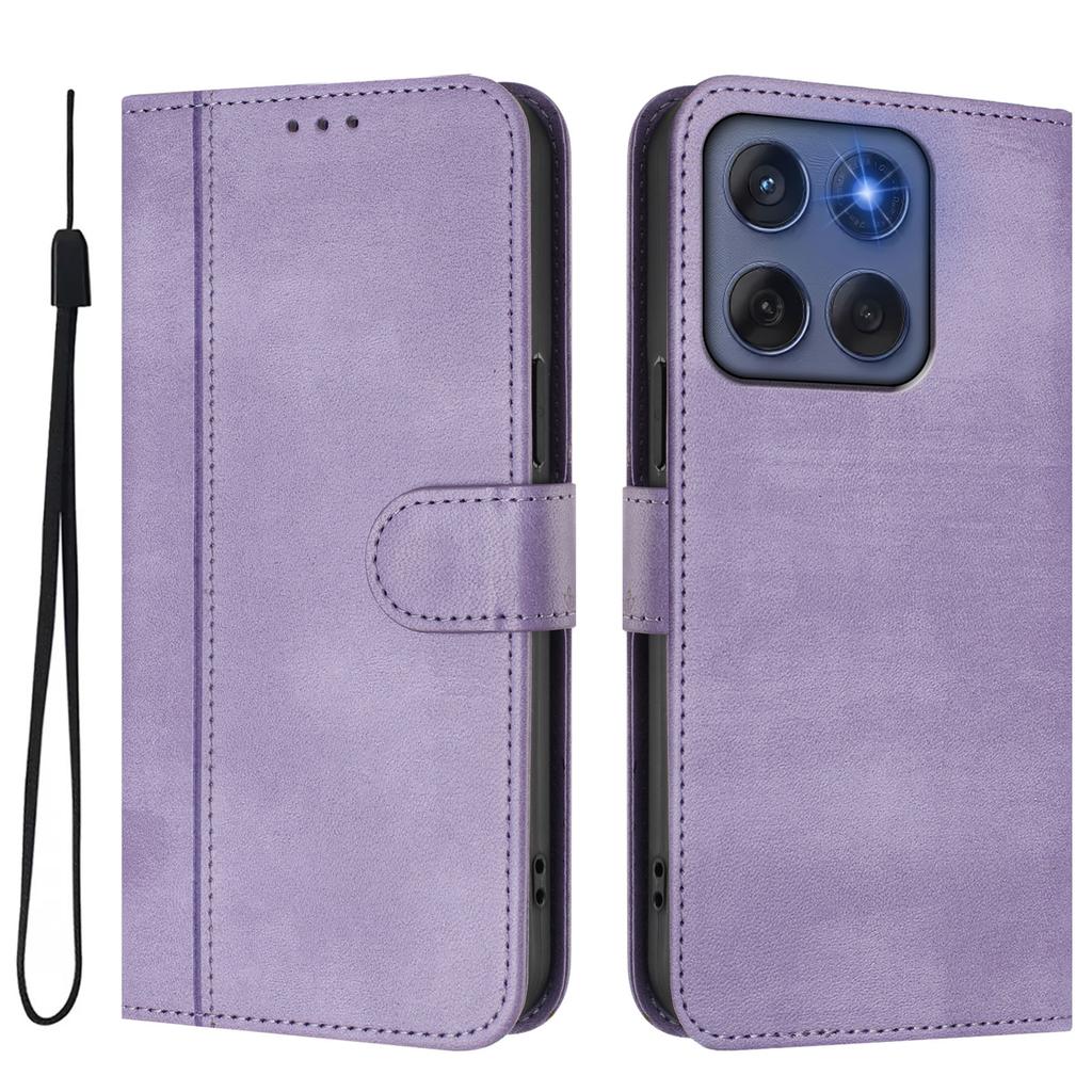 Роскошный простой кожаный чехол для Motorola Moto G75 G55 G35 G45 G85 G72 Edge50 G слоты для карт питания магнитная подставка ударопрочный откидной чехол