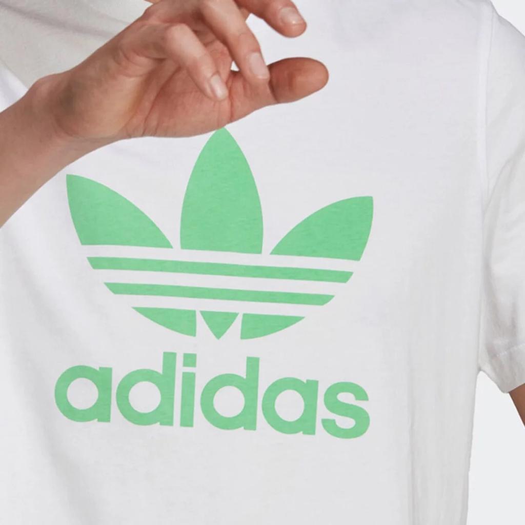 adidas Футболка с круглым вырезом и логотипом бренда, мужские топы, белые H06640