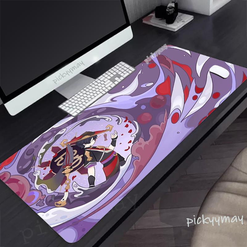 Large Mousepad Gamer Mousepads Keyboard Mat Anime Desk Rug Genshin Impact Pc HD Desk Mats Company Mouse Pad For Gift