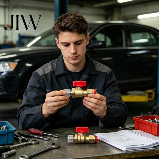 Replacement Air Brake Valve Universal Cut Off Switch Valve, Truck Trailer Front Automotive System Parts Wheel Control Heavy Duty Brass Alloy Accessory