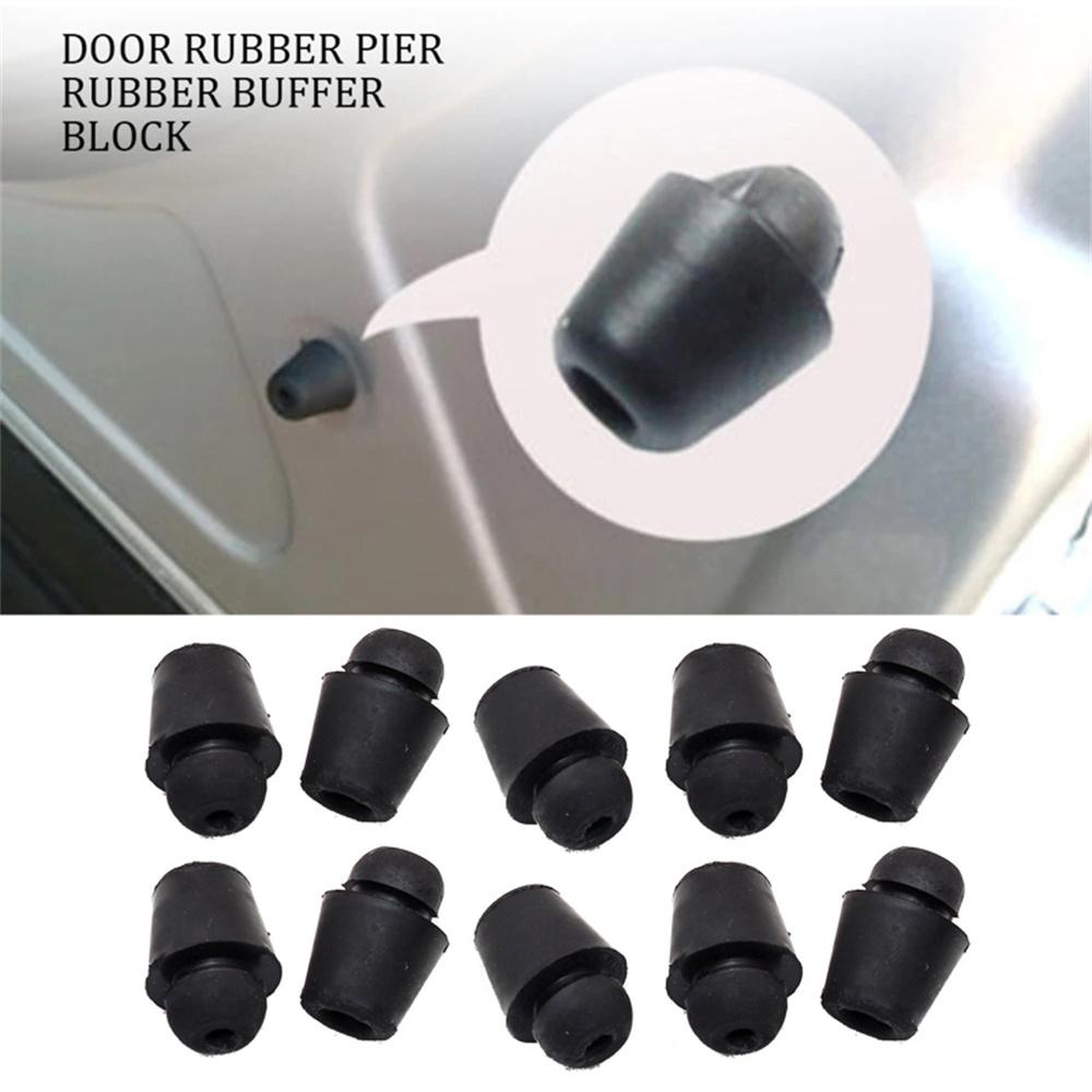 New For Hyundai Kia 8219128010 Black Rubber Door Shock Absorber Pads Protector 10Pcs