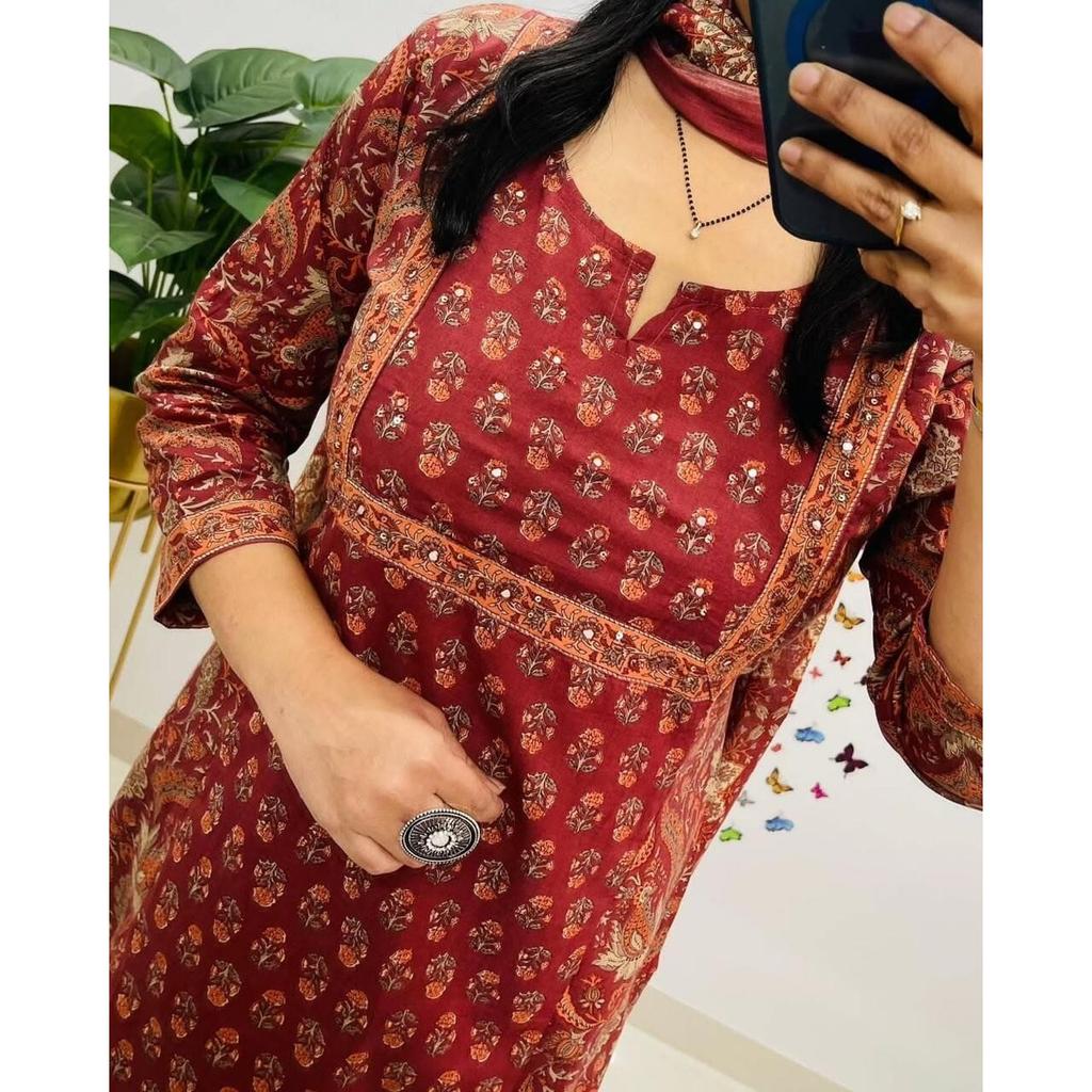 Индийский женский дизайнерский комплект для вечеринок: топ-туника-курти, брюки, дупатта, сальвар-камиз SC-2331