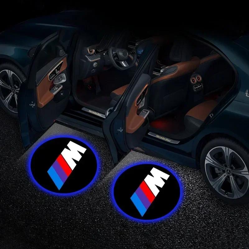 NTED3 2025 Hot For BMW Car Door LED HD Welcome Courtesy Shadow Projector Lamp Logo Light For BMW E46 E90 E39 F30 F10 F20 X5 E70 E53 G3