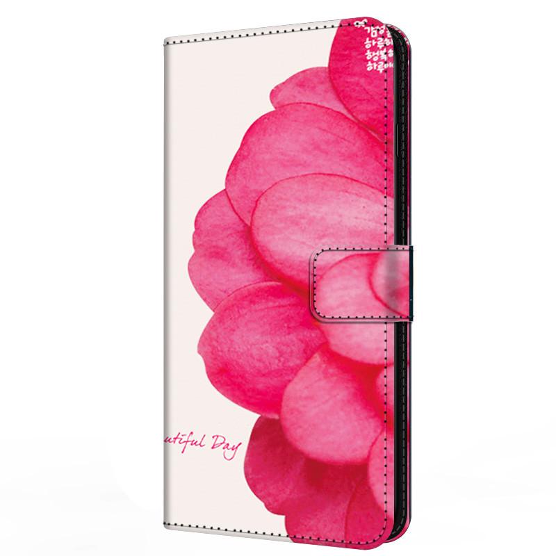 Кожаный чехол-книжка для Samsung A25 Кошелек Подставка Обложка-книга для Galaxy A15 4G 5G Магнитный Цветок Прекрасный A14 A34 A54 5G M13 4G