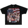Фотосессия Dream Team США 1992 Широкая винтажная графическая баскетбольная футболка Streetwear