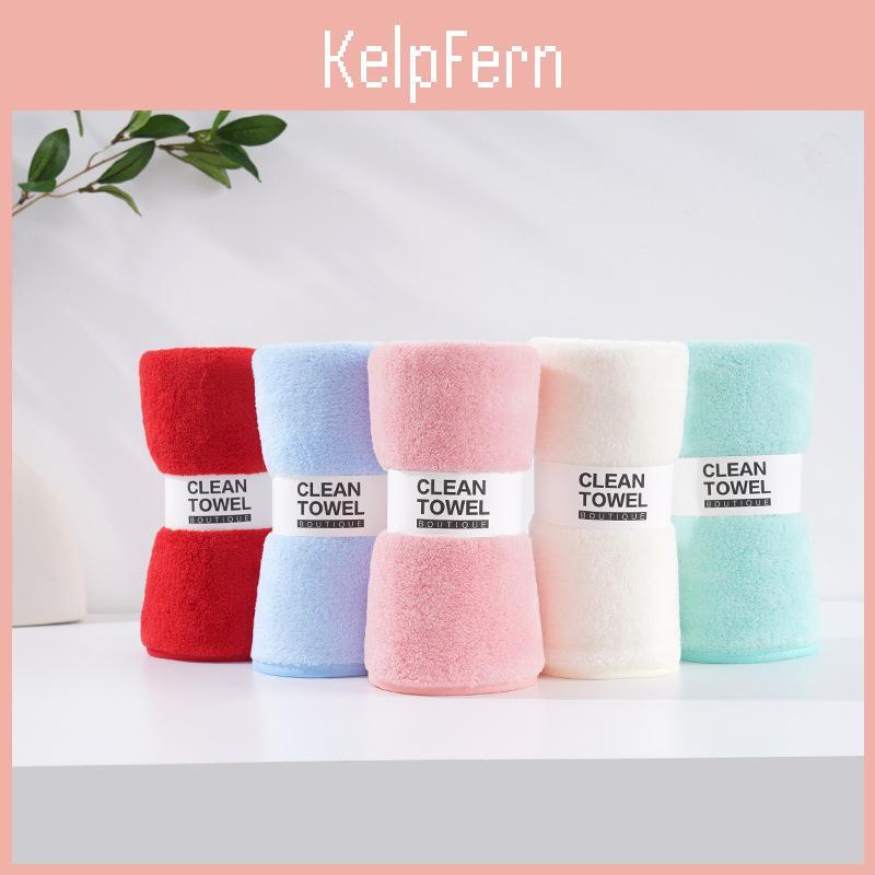 Коралловый флис Полотенце для лица 35x75см Впитывающее Плотное Для дома Подарок Логотип