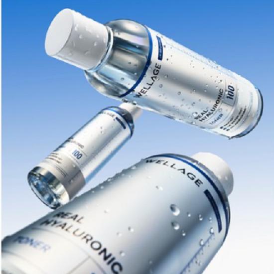 WELLAGE Тонер Real Hyaluronic 100, 200 мл, 1 шт.