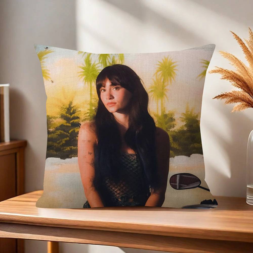 Pillowcase toon Gift Cushion Cover Bedroom Home Sofa Chair Seat Decor pillow case Singer Aitana Cuarto azul album