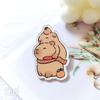 New Capybara Acrylic Badge Animals Cute Bag Pin Fashion Capybara Brooch