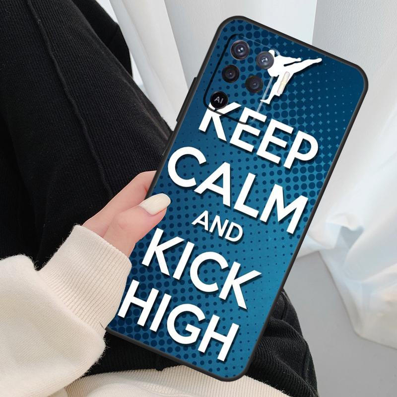 Kung Fu Karate Taekwondo Martial Case For Oppo A40 A60 A80 A5 Pro A15 A16 A17 A57 A77 A94 A74 A54 A76 A96 A18 A38 A58 A78 A98