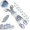 Stainless Steel Ice Roller Skating Shoes With Ice  Blades And Interchangeable Ice Skates, Complete Set