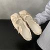 Нежные балетки-бантики Баотоу Низкий каблук Сандалии Женские туфли Мэри Джейн