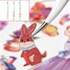 Curved Tip Precision Tweezer Glitter Resin Handle Sticker Picking Tool  Sticker Picking