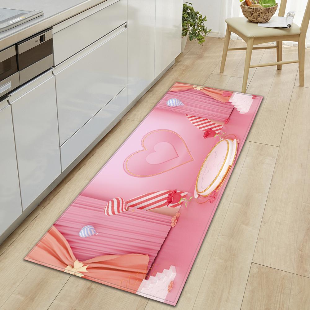 Kitchen Carpet Living Room Bedroom Floor Carpet Corridor Door Mat Door Bathroom Non-slip Floor Mat