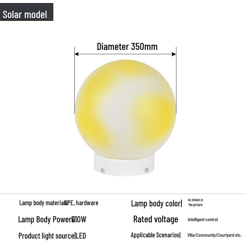 Solar Moon Light for Outdoor Courtyard Garden Landscaping