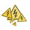 2PCS 3.6cm,5cm,8cm,10cm,15cm PVC Danger High Voltage Electric Warning Safety Label Sign Decal Sticker