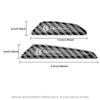 shndz6 4pc Car Door Edge Protective Stickers Carbon Fiber Anti-Collision Strip For Alfa Romeo Giulia Giulietta 159 156 MITO Stelvio 147