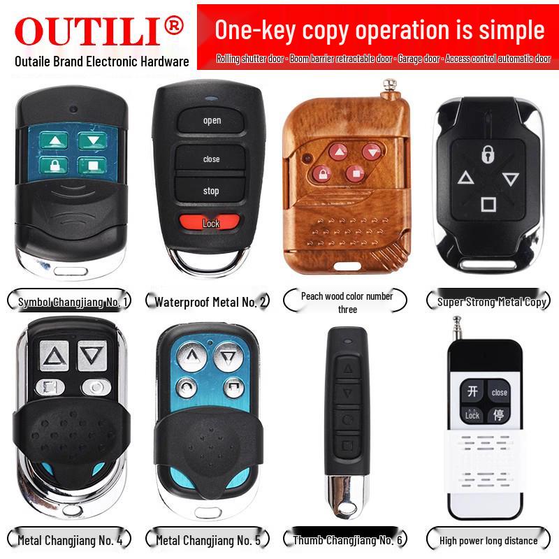 Universal 433/315MHz Remote for Roller Shutters & Garage Doors